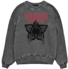 Pánská mikina Stranger Things: Horror Silohouette (S) šedá bavlna polyester