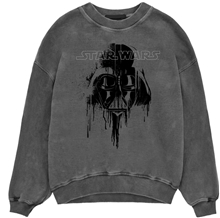 Pánská mikina Star Wars Hvězdné války: Dripping Darth Vader (M) šedá bavlna polyester