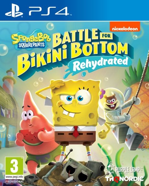 Spongebob Squarepants Battle for Bikini Bottom Rehydrated (PS4)