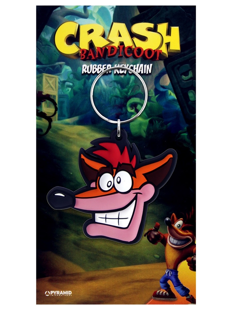 Crash Bandicoot - Extra Life Rubber Keychain