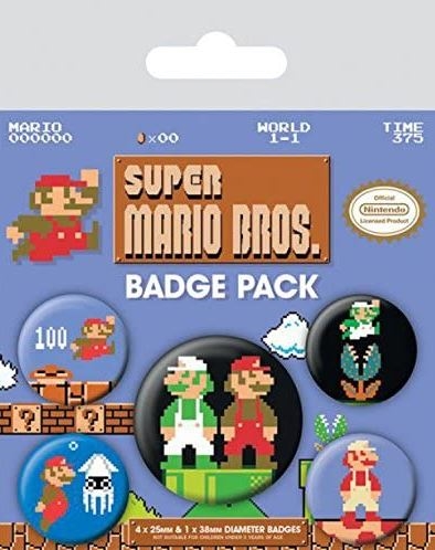 Super Mario Bros. - Badge Pack