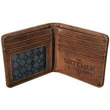 Peněženka The Witcher Zaklínač: Logo - Divoký hon (10 x 11 cm)