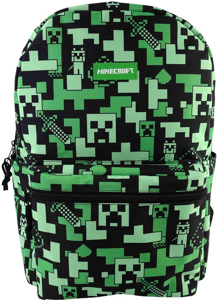 Batoh Minecraft: Creeper černý polyester