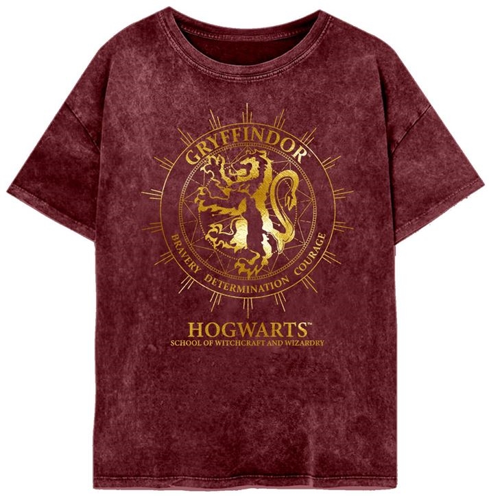 Dámské tričko Harry Potter: Nebelvírské souhvězdí (L) vínová bavlna
