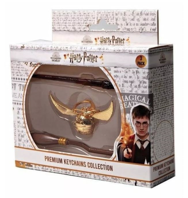 Klíčenky Harry Potter - Premium Metal Keychains Collection (3 pack)