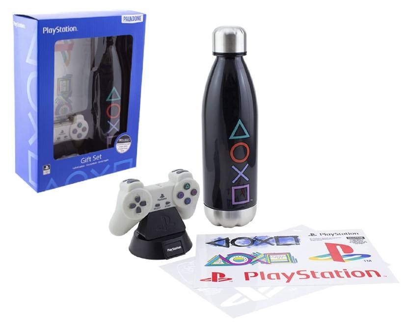Dárkový set PlayStation Icon Light, Bottle and Sticker