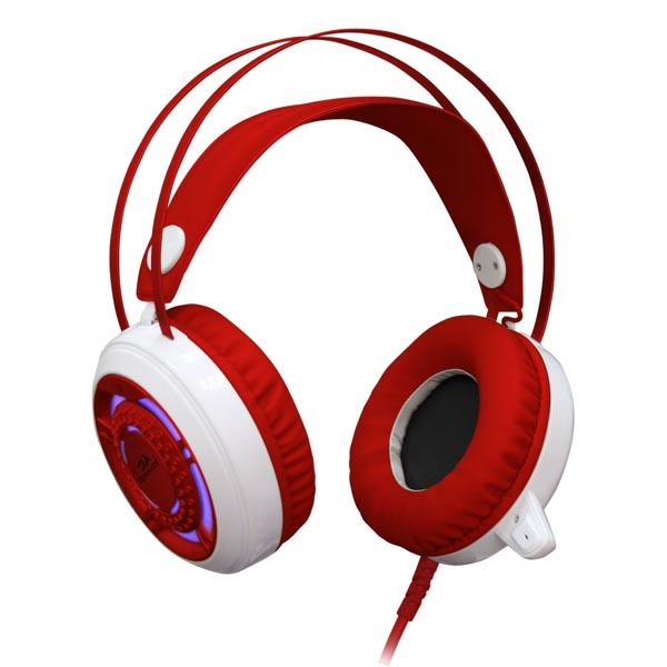 Redragon, SAPPHIRE herní sluchátka s mikrofonem, s regulací hlasitosti, bílá, 3.5mm jack + USB (PC)