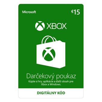 Dárková karta Xbox 15 EUR SK