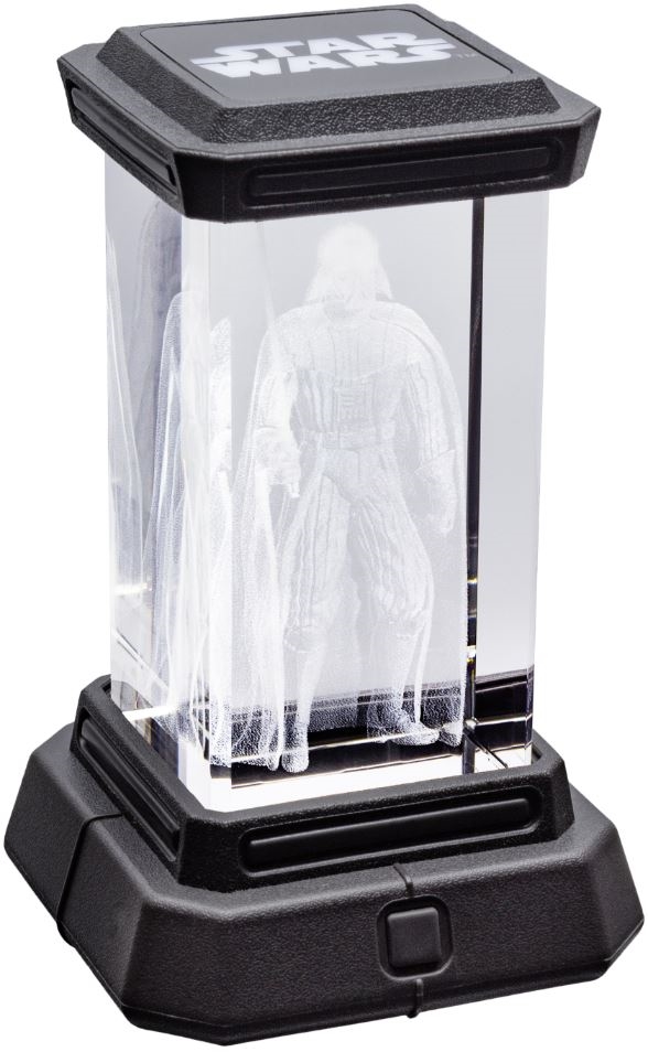Stolní dekorativní holografická lampa Star Wars Hvězdné války: Darth Vader (výška 12 cm)