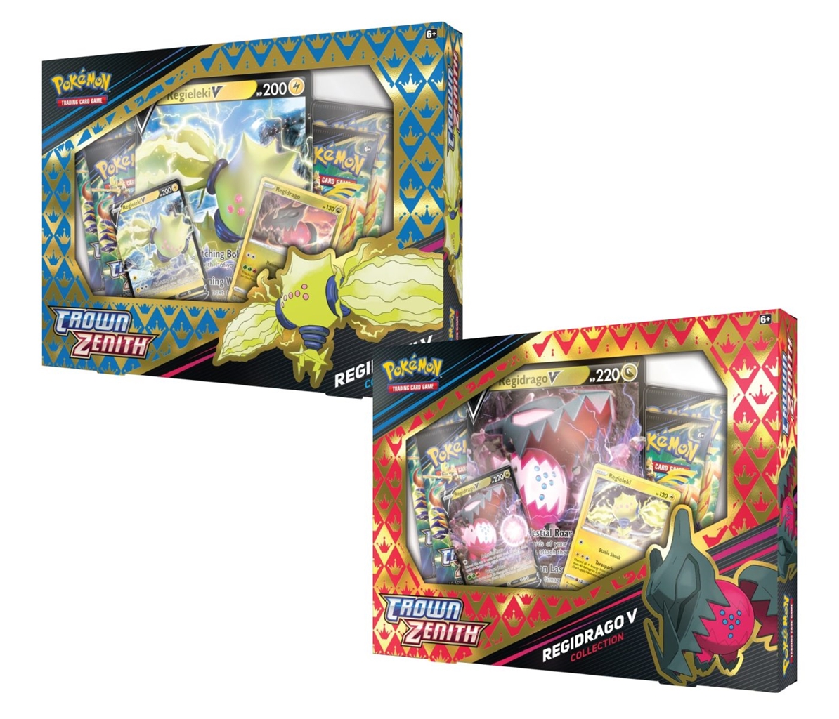 Pokémon TCG SWSH12.5 Crown Zenith - Regieleki/Regidrago V Box