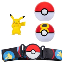 Pokémon - Clip N Go Pokéball Belt Set (Poké Ball, Repeat Ball and Pikachu)