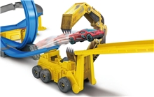 Autodráha Metal Machines - Construction Destruction Playset