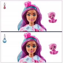 Barbie: Panenka Barbie Cutie Reveal Dreamland Fantasy Series - Lenochod s 10 překvapeními