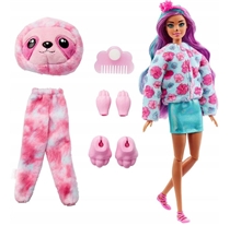 Barbie: Panenka Barbie Cutie Reveal Dreamland Fantasy Series - Lenochod s 10 překvapeními