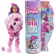 Barbie: Panenka Barbie Cutie Reveal Dreamland Fantasy Series - Lenochod s 10 překvapeními