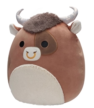 Squishmallows - 30 cm plyšák - Brown Spotted Bull