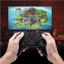 Dual Vibration Wireless Controller with Wake Up Function - Black (PC/SWITCH)