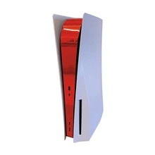 Polep na přední panel konzole - Red Glossy (PS5)