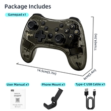 iPega PG-9228 Black Diamond Wireless Controller with RGB Lighting (PC/PS3/PS4/	SWITCH)