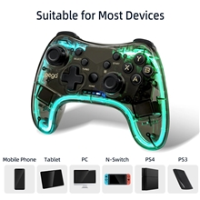 iPega PG-9228 Black Diamond Wireless Controller with RGB Lighting (PC/PS3/PS4/	SWITCH)