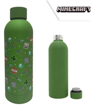 Nerezová fľaša Minecraft - zelená (500 ml)