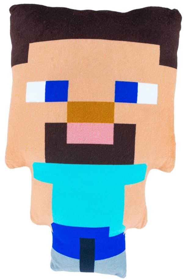 3D polštář Minecraft: Steve (17 x 27 cm)