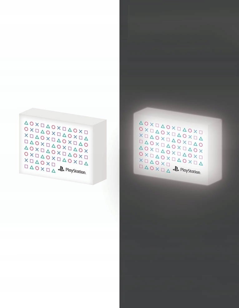 Lampička PlayStation Light Up Canvas - Shapes