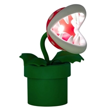 Lampička Super Mario - Mini Piranha Plant Posable (21,3 cm)