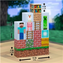 Lampička Minecraft Block Building Light - Character Edition