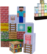 Lampička Minecraft Block Building Light - Character Edition