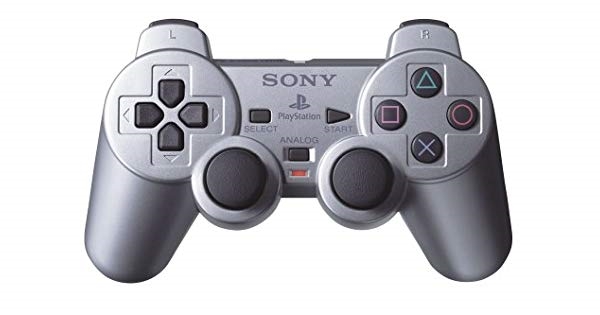 Sony Dualshock Controller Silver (PS2) (BAZAR)