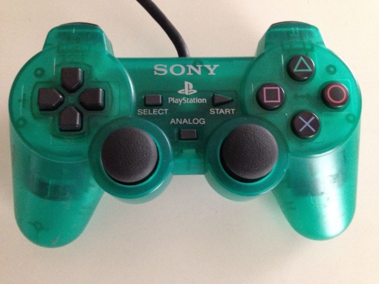 Sony Dualshock Controller Transparent Green (PS2) (BAZAR)