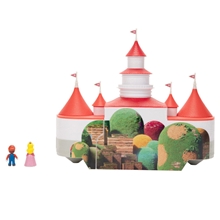 Super Mario Bros: The Movie - Mushroom Kingdom Castle Playset + Mario and Peach Mini Figures