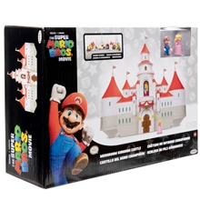 Super Mario Bros: The Movie - Mushroom Kingdom Castle Playset + Mario and Peach Mini Figures