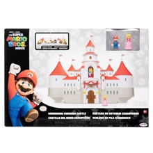 Super Mario Bros: The Movie - Mushroom Kingdom Castle Playset + Mario and Peach Mini Figures