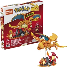 Mega Construx Pokémon: Charmander Evolution Set