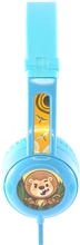 BuddyPhones Travel - dětská cestovní sluchátka, skládací - modrá