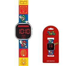 Dětské LED hodinky Super Mario