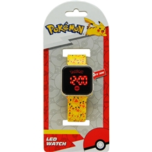 Dětské LED hodinky Pokémon Pikachu
