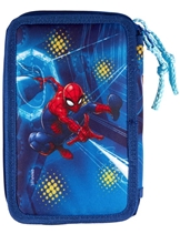 Dvoupatrový penál s obsahem - Spider-Man
