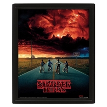 Zarámovaný obraz Stranger Things - Mind Flayer, 3D