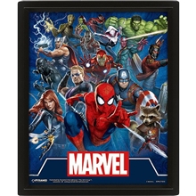 Obraz Marvel 3D - Cinematic Icons
