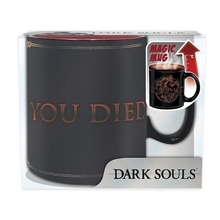 Hrnek Dark Souls - You Died, měnící se