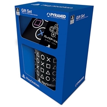 Dárkový set Playstation: Onyx - Hrnek,přívěsek a tácek (objem hrnku 315 ml)