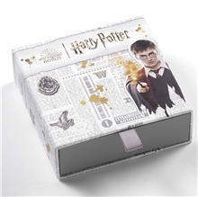 Stříbrný náhrdelník Harry Potter - Relikvie smrti s krystaly