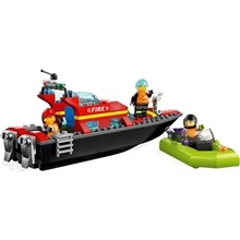 LEGO® CITY 60373 Hasičská záchranná loď a člun