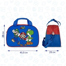 Super Mario Bros Sports Bag (28 x 41,5 x 21 cm)