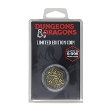 Sběratelská mince Dungeons & Dragons D20