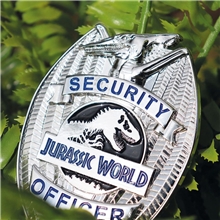 Odznak Jurský svet - replika bezpečnostného dôstojníka