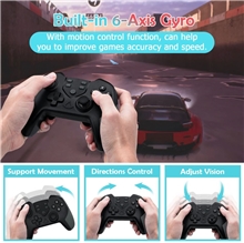 T23 Pro Dual Vibration Wireless Controller with NFC Function - Light Grey (SWITCH/PC)